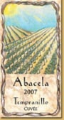 Abacela Tempranillo Cuvee 2007 Front Label