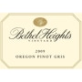 Bethel Heights Pinot Gris 2009 Front Label
