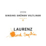 Laurenz V Singing Gruner Veltliner 2009 Front Label