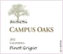 Gnekow Family Winery Campus Oaks Pinot Grigio 2012 Front Label