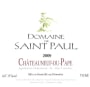 Domaine de Saint Paul Chateauneuf-du-Pape 2009 Front Label