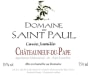 Domaine de Saint Paul Chateauneuf-du-Pape Cuvee Jumille 2012 Front Label