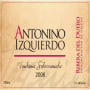 Antonino Izquierdo  2006 Front Label
