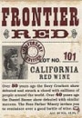 Fess Parker Frontier Red Blend Lot 101 Front Label