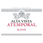 Alta Vista Atemporal Red Blend 2008 Front Label