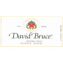 David Bruce Sonoma Coast Pinot Noir 2007 Front Label