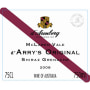 d'Arenberg d'Arry's Original Shiraz-Grenache 2008 Front Label