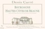 Denis Carre Bourgogne Hautes Cotes de Beaune 2002 Front Label