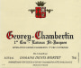Denis Mortet Gevrey-Chambertin Lavaux St-Jacques Premier Cru 2009 Front Label