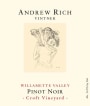 Andrew Rich Croft Vineyard Pinot Noir 2009 Front Label
