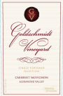 Goldschmidt Vineyard Single Vineyard Selection Cabernet Sauvignon 2010 Front Label