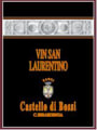 Castello di Bossi Vin San Laurentino (375ML half-bottle) 2000 Front Label