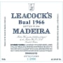 Leacock's Bual 1966 Front Label