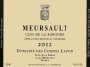 Domaine des Comtes Lafon Meursault Clos de la Baronne 2012 Front Label