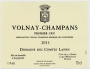 Domaine des Comtes Lafon Volnay-Champans Premier Cru 2011 Front Label
