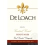 DeLoach Central Coast Pinot Noir 2008 Front Label