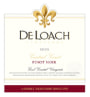 DeLoach Central Coast Pinot Noir 2009 Front Label