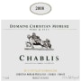 Christian Moreau Chablis 2008 Front Label