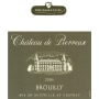 Chateau de Pierreux Brouilly 2006 Front Label