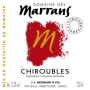 Domaine des Marrans Chiroubles Vieilles Vignes 2013 Front Label