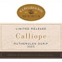 RL Buller Calliope Durif Petite Sirah 2002 Front Label