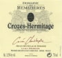 Domaine des Remizieres Crozes-Hermitage Cuvee Christophe Blanc 2014 Front Label