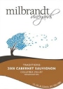 Milbrandt Traditions Cabernet Sauvignon 2008 Front Label