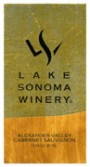 Lake Sonoma Winery Alexander Valley Cabernet Sauvignon 2007 Front Label