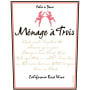 Menage a Trois Rose 2009 Front Label