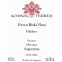 Achaval Ferrer Finca Bella Vista Malbec 2007 Front Label