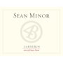 Sean Minor Pinot Noir 2009 Front Label