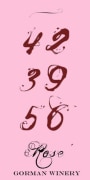 Gorman 42-39-56 Rose 2015 Front Label