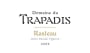 Domaine du Trapadis Rasteau 2009 Front Label
