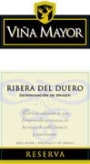 Vina Mayor Reserva 2004 Front Label