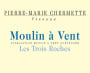 Vissoux Chermette Les Trois Roches Moulin a Vent 2014 Front Label
