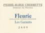 Vissoux Chermette Fleurie Les Garants 2009 Front Label