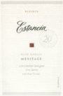 Estancia Reserve Meritage Red 2007 Front Label
