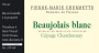 Vissoux Chermette Beaujolais Blanc Cepage Chardonnay 2014 Front Label