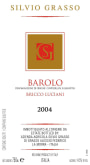 Silvio Grasso Barolo Bricco Luciani 2004 Front Label