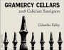 Gramercy Cellars Cabernet Sauvignon 2008 Front Label