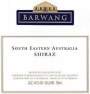 Barwang Vintner's Selection Shiraz 1997 Front Label