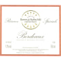 Domaines Barons de Rothschild Reserve Speciale Bordeaux Rouge 2009 Front Label