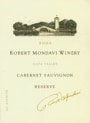 Robert Mondavi Reserve Cabernet Sauvignon (375ML half-bottle) 2002 Front Label