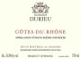 Domaine Durieu Cotes-du-Rhone 2015 Front Label