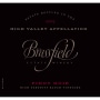 Brassfield Pinot Noir 2009 Front Label