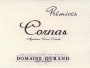 Eric et Joel Durand Cornas Premices 2010 Front Label