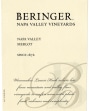 Beringer Napa Valley Merlot 2007 Front Label