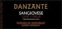 Danzante Sangiovese 1997 Front Label