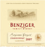Benziger Sangiacomo Chardonnay 2007 Front Label