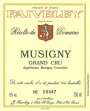 Faiveley Musigny Grand Cru 2008 Front Label